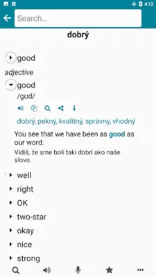 Slovak - English android App screenshot 6